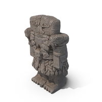 Coatlicue Aztec Ancient Statue PNG & PSD Images