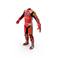 Red Honda Racing Suit PNG & PSD Images