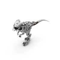 Robotic T-Rex Walking Pose PNG & PSD Images