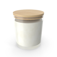 Candle Holder Candle with Top Blank PNG & PSD Images