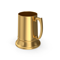 Gold Beer Stein PNG & PSD Images