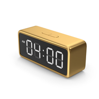 Gold Alarm Clock PNG & PSD Images