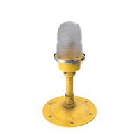 Dirty Off Runway Edge And Taxiway Light PNG & PSD Images