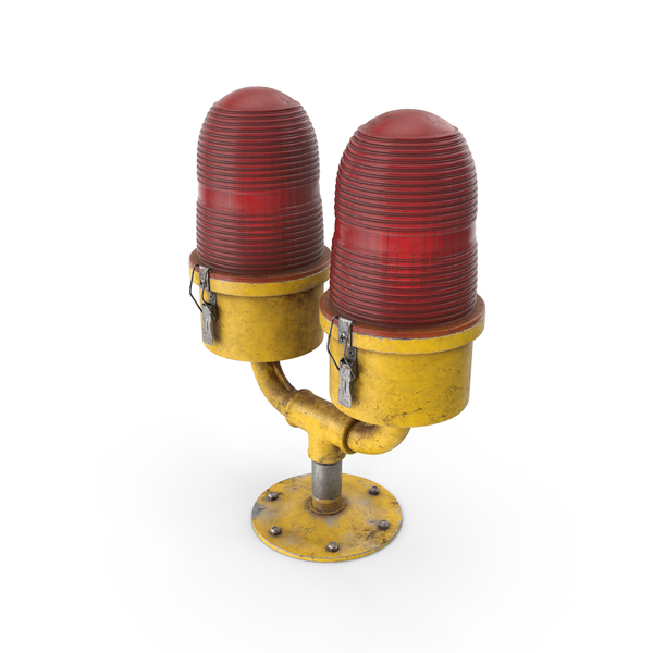 Dirty On Airport Obstruction Beacon Light PNG & PSD Images
