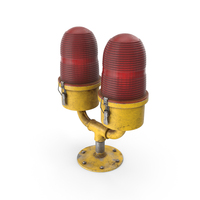 Dirty On Airport Obstruction Beacon Light PNG & PSD Images