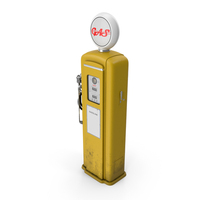 Vintage Gas Pump PNG & PSD Images