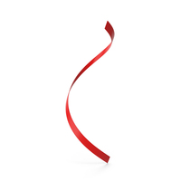 Red Curly Ribbon PNG & PSD Images