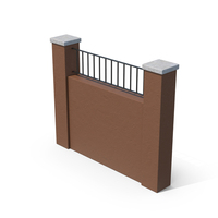 Concrete Fence PNG & PSD Images