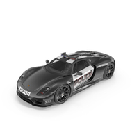 Porsche 918 Spyder Police PNG & PSD Images