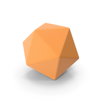 Primitive Shape Icosahedron PNG & PSD Images