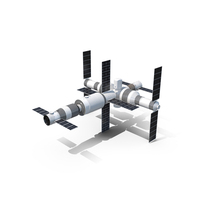 Shenzhou Spacecraft and Tiangong Spacestation PNG & PSD Images