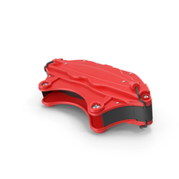 Performance Red Brake Calipers PNG & PSD Images
