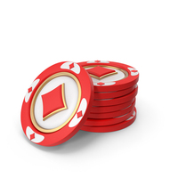 Casino Chips With Diamonds PNG & PSD Images