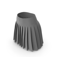 Grey Pleated Skirts PNG & PSD Images