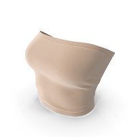 Beige Tube Top PNG & PSD Images