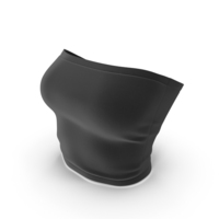 Black Tube Top PNG & PSD Images