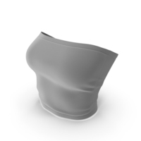 Grey Tube Top PNG & PSD Images