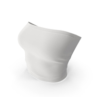 White Tube Top PNG & PSD Images