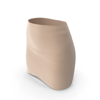 Beige Mini Skirt PNG & PSD Images