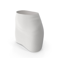 White Mini Skirt PNG & PSD Images