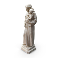Statue - Saint Anthony Carving PNG & PSD Images