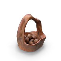 Walnut Basket PNG & PSD Images