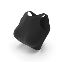 Black Women Cropped Sleeveless Top PNG & PSD Images