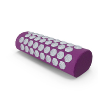 Purple Acupuncture Cylindrical Pillow PNG & PSD Images