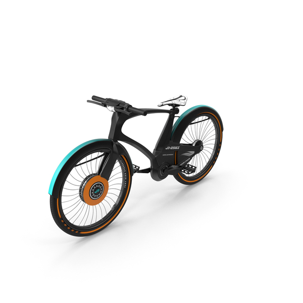 Futuristic Urban Bicycle Black PNG & PSD Images