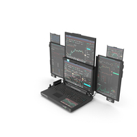 Laptop Expanscape Aurora with Miner Software PNG & PSD Images