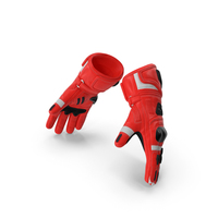 Red Protective Riding Gloves PNG & PSD Images
