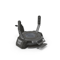 Sci Fi Teleport Machine is Off PNG & PSD Images