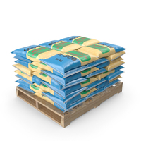Cement Bags on Wooden Pallet PNG & PSD Images