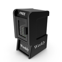 Free Weekly Newspaper Stand PNG & PSD Images
