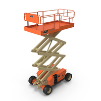 JLG 3394RT Scissor Lift Extendable Platform PNG & PSD Images