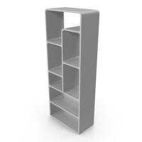 Modern Bookshelf Furniture PNG & PSD Images