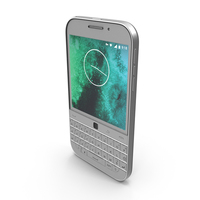 Smartphone with Qwerty Keyboard Grey PNG & PSD Images