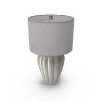 Gray Brown Ceramic Table Lamp PNG & PSD Images