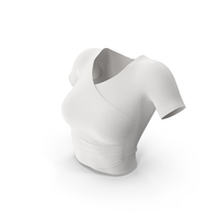 White Women Crop T Shirts PNG & PSD Images