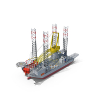 Offshore Jack Up Installation Vessel PNG & PSD Images