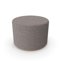 Upholstered Ottoman Footstool PNG & PSD Images