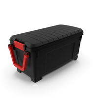 Red Portable Plastic Storage Trunk PNG & PSD Images