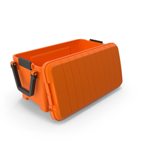 Open Plastic Trunk Orange PNG & PSD Images