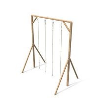 Training Crossbar With Ropes PNG & PSD Images