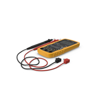 Digital Multimeter With Probes PNG & PSD Images