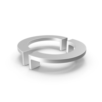 Door Handles Flat Semicircular Metal PNG & PSD Images