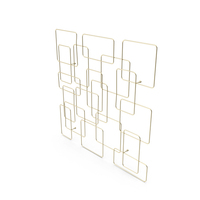 Squares Wall Decoration PNG & PSD Images