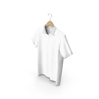 White Hanging Polo Male Unbuttoned Shirt PNG & PSD Images