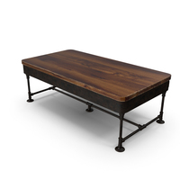 The Post Rustic Coffee Table PNG & PSD Images