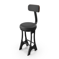 Upholstered A Frame Bar Chair PNG & PSD Images